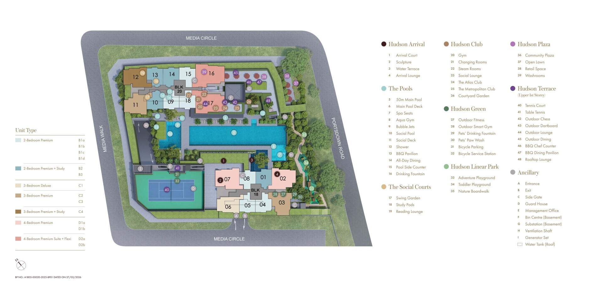 Hudson Place Residences siteplan